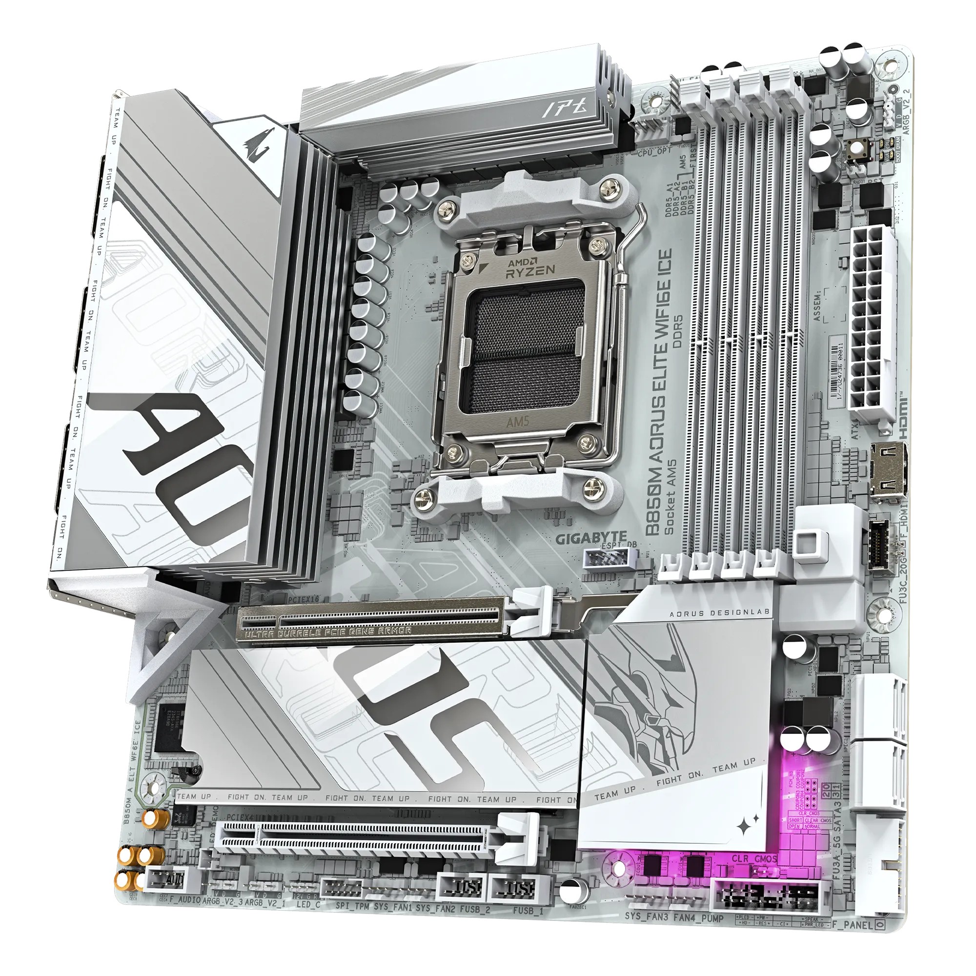 Motherboard Gigabyte B850M Aorus Elite WiFi 6E ICE AM5 mATX